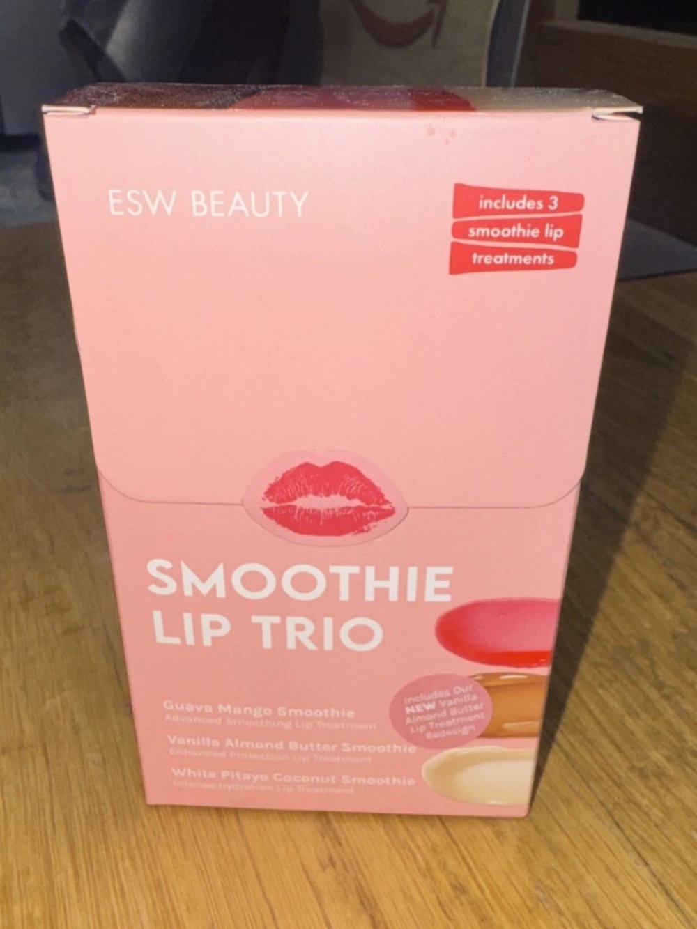 ESW Beauty Smoothie Lip Trio — Pink Hydrating Set